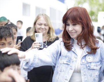 Cristina Kirchner en La Matanza. 