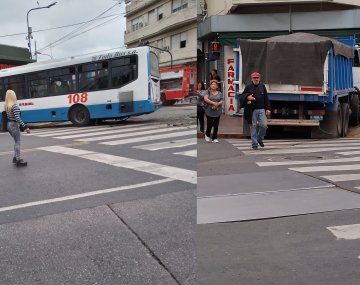 VIDEO: Así fue el choque entre un colectivo y un camión en Villa Devoto