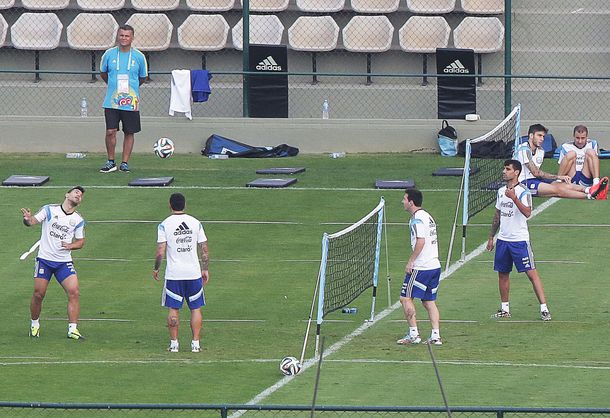La Selección practicó por última vez en Belo Horizonte con vistas a la final