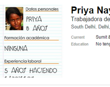 El dramático pedido de una nena de 8 años en Linkedin