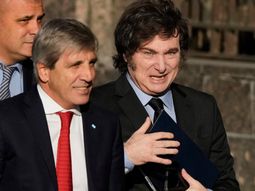 Toto Caputo y Javier Milei Toto Caputo y Javier Milei