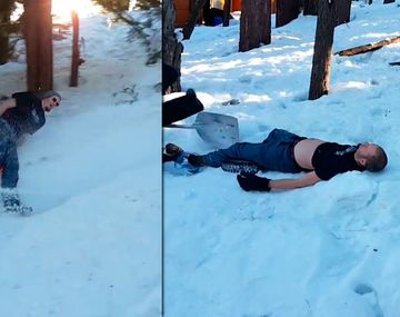 Se dio un terrible golpe y se salvó de milagro