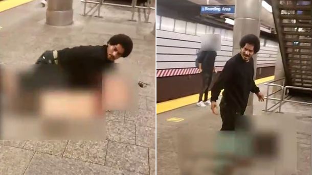 Video Intentó Violar Una Mujer En El Metro De Nueva York Y Los Pasajeros Lo Detuvieron 