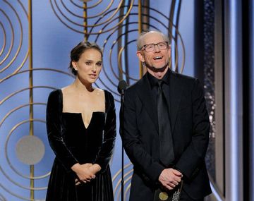 Natalie Portman y Ron Howard 