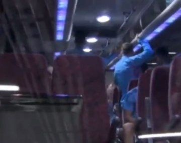 Que lo llevan adentro...: así llegó el micro argentino