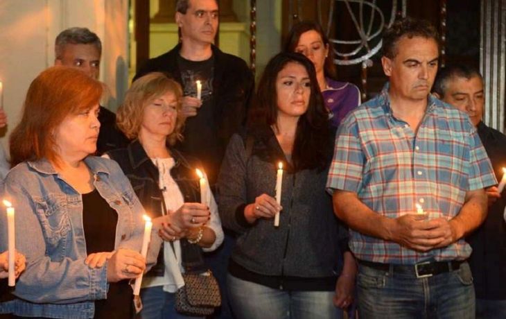 Amigos y compañeros de trabajo de dos de las víctimas de la masacre de Mendoza pidieron justicia