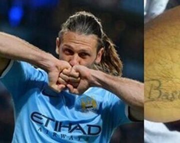 Padre orgulloso: Demichelis se tatuó los nombres de sus hijos