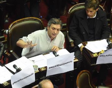 Máximo Kirchner criticó con fuerza al Presupuesto