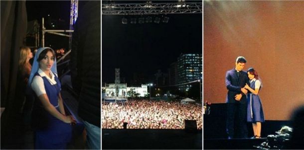 Lali Espósito y Mariano Martínez presentaron Esperanza Mía en La Plata