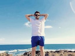 La foto de Chano en la banquina de la ruta tras su show en Ituzaingó