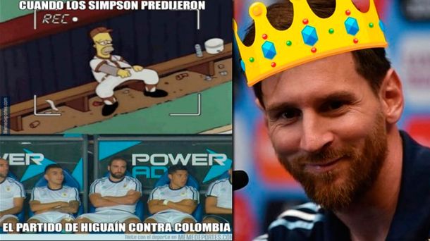 Memes de Argentina 3 - Colombia 0