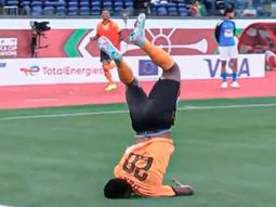 Gol agónico y susto: un jugador de Zambia se lesionó tras un festejo fallido en Copa Africana