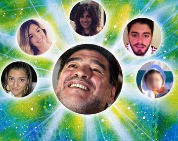 Maradona consiguió anular un testamento que beneficiaba a sus hijas
