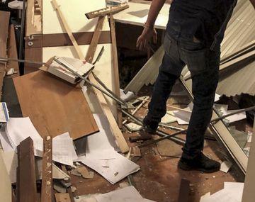 Así quedó la Embajada argentina en Beirut tras la violenta explosión