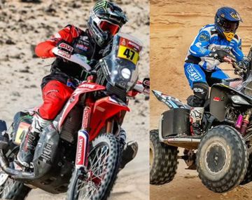 Dos argentinos hicieron historia en el Dakar: Benavides se consagró en motos y Andújar en cuatriciclos