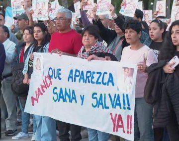 Desaparición en Corrientes: la familia de Nancy Godoy marchó tras 13 días de la búsqueda de la docente.