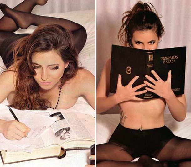En ascenso: la estudiante hot hizo una producción sexy