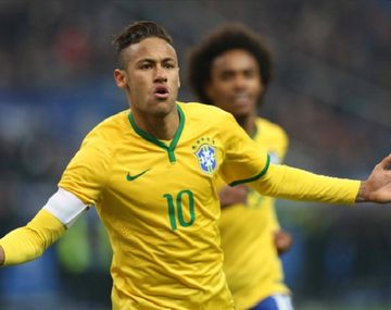 Neymar en la Selección de Brasil - Crédito:&nbsp;@CBF_Futebol