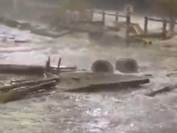 Un ciclón extratropical de gran intensidad afectó durante la noche del viernes a diversas ciudades y localidades de la Costa Atlántica.