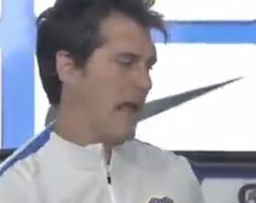 Guillermo se lesionó en una conferencia de prensa