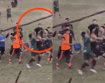 Violencia en el fútbol regional: un jugador sacó un cuchillo y quiso agredir a un rival