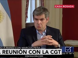 El jefe de Gabinete Marcos Peña en C5N El jefe de Gabinete Marcos Peña en C5N
