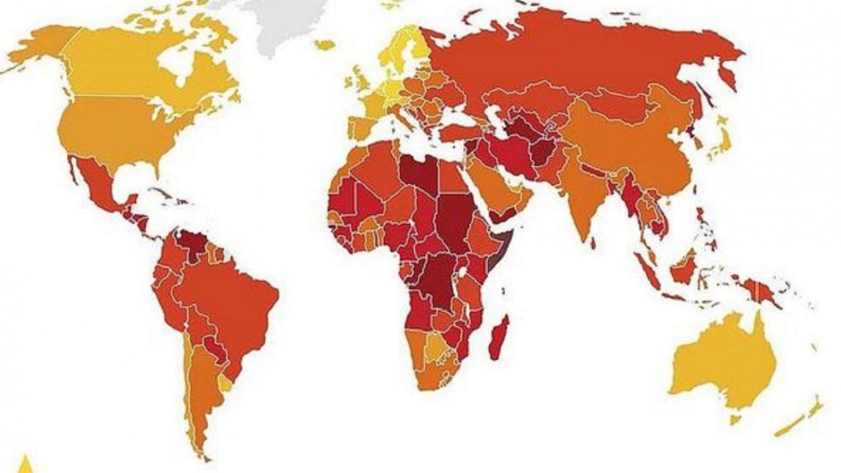 La Argentina empeoró su performance en el ránking de corrupción global