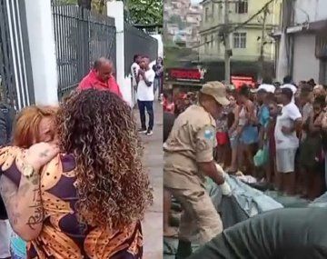 El desgarrador llanto de las familias de las víctimas de la masacre en Río de Janeiro