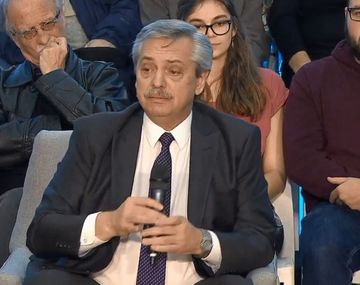 Alberto Fernández en Ciudad Universitaria