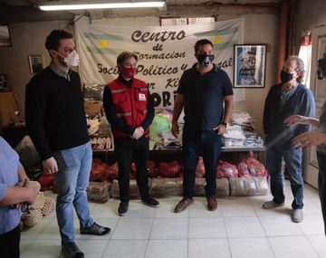 Donación de Diego Maradona: la Mano de Dios llegó a Villa Fiorito