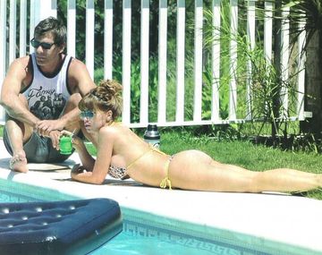 Florencia Peña se mostró sexy junto a su novio