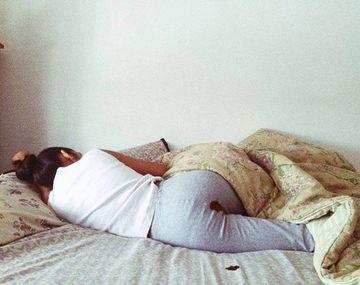 Este es la foto de Rupi Kaur que censuró Instagram