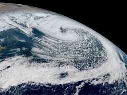 La ciclogénesis que afecta a parte del país.