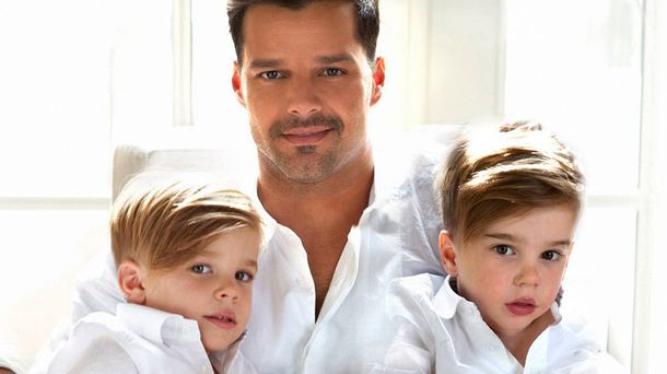 La emotiva carta de Ricky Martin a sus mellizos