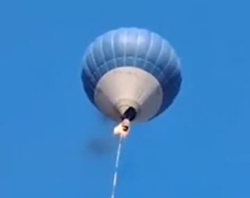 México: dos personas murieron en un incendio en un globo aerostático