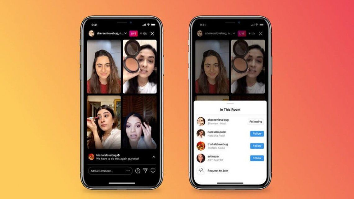 Instagram anunció nuevos cambios en la aplicación: ¿qué son las salas en vivo?