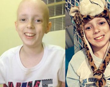 La alegría de una niña de 12 años que logró curarse de cáncer