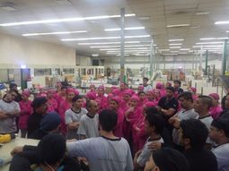 Protesta en TSU - Crédito:&nbsp;@hernanletcher