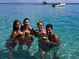Así pasan el tiempo Messi y Suárez en sus vacaciones en el Caribe Así pasan el tiempo Messi y Suárez en sus vacaciones en el Caribe