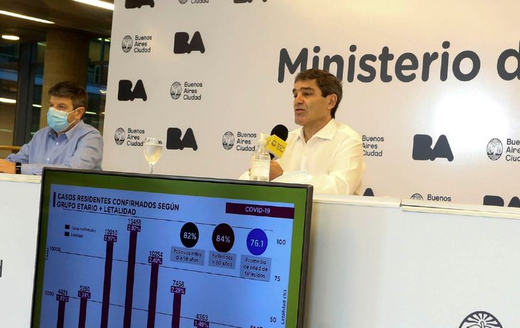 Fern&aacute;n Quir&oacute;s, ministro de Salud de la ciudad de Buenos Aires