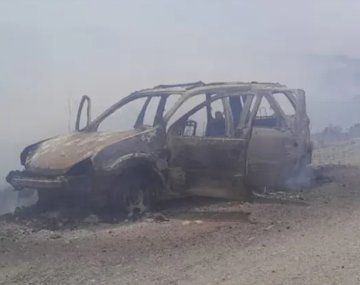 Se incendian unas 800 hectáreas en Altas Cumbres por un auto que se prendió fuego