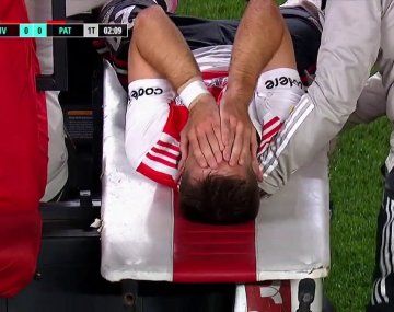 La impactante lesión de Felipe Peña Biafore y su desconsolada reacción