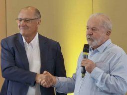 El vicepresidente de Brasil, Geraldo Alckmin; y el presidente Luiz Inácio Lula da Silva
