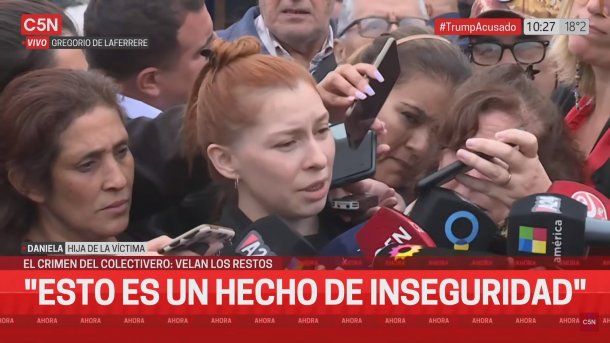 La respuesta de la hija del colectivero asesinado a la viuda