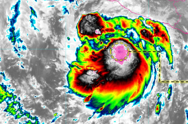 El centro del Flossie visto desde arriba.