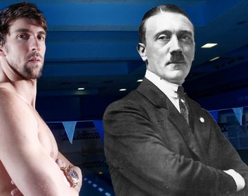 Insólito: inesperado vínculo entre Phelps y Adolf Hitler