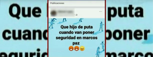 Este es el mensaje que publicó en su cuenta de Facebook