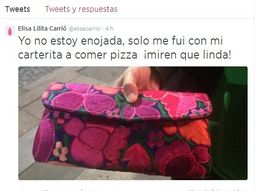 No estaba de acuerdo y me fui a comer pizza, dice Carrió