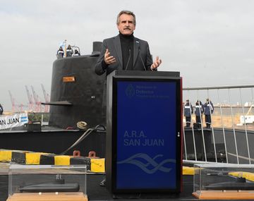 Así es el submarino ARA San Juan presentado por el Ministerio de Defensa