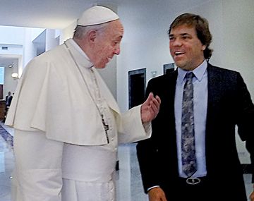 Francisco recibió a Alberto Pérez en Santa Marta